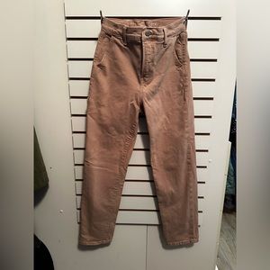 Coral/light pink cargo pants